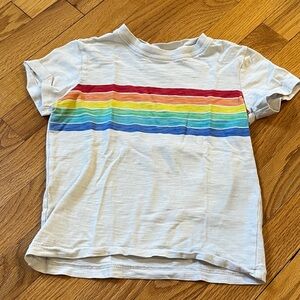 Primary Multicolor Striped Kids Tee